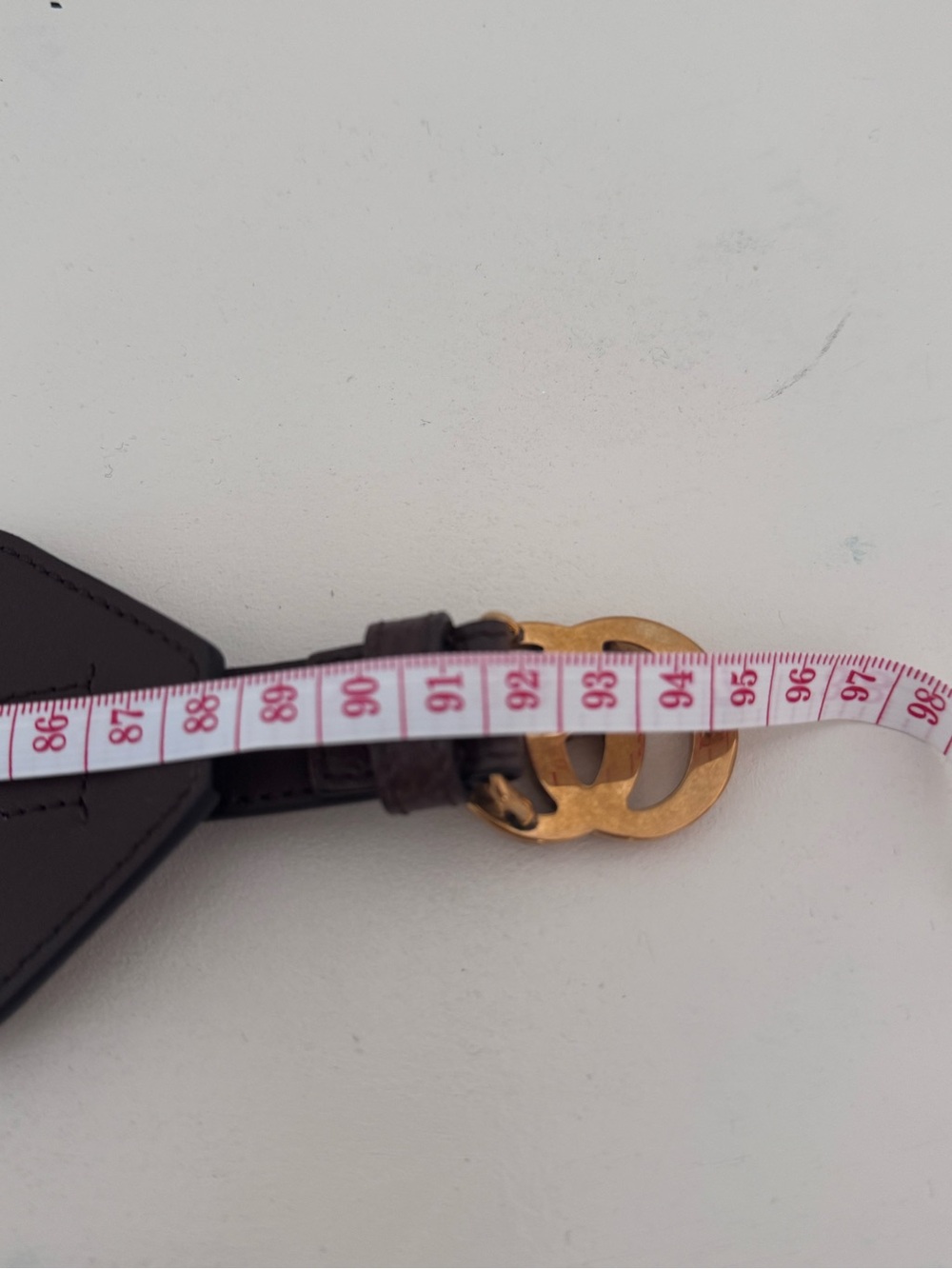 Gucci Beige and Brown GG Canvas Belt with Gold Double G Buckle - Picture 12 of 12